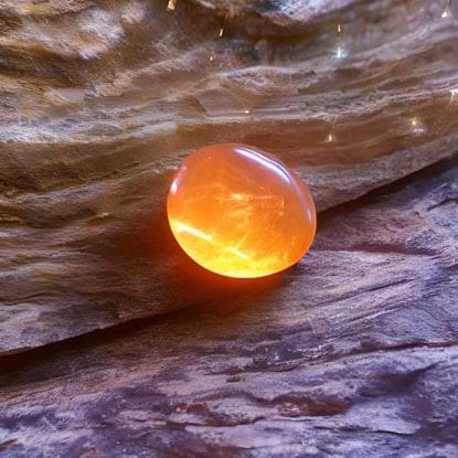 Reiki und Kristalle - Stein orange - Reiki Schwingungen