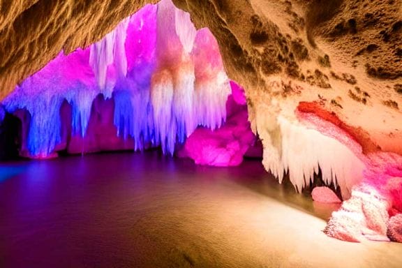 Reiki und Kristalle - Kristall-Grotte - Tropfsteinhöhle