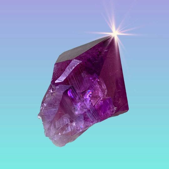 Reiki und Kristalle - Amethyst Kristall