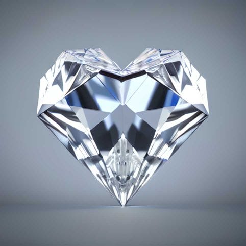 Reiki und Kristalle - Kongosattva - Herz aus Diamant