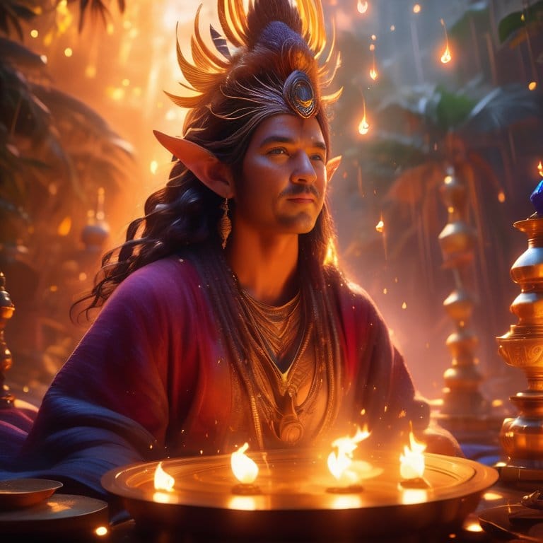 Schamanen als spirituelle Vermittler zwischen Mensch und Natur.