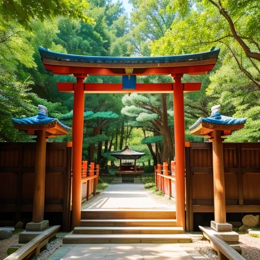 Schamanismus und Buddhismus sind in Japan in Harmonie.